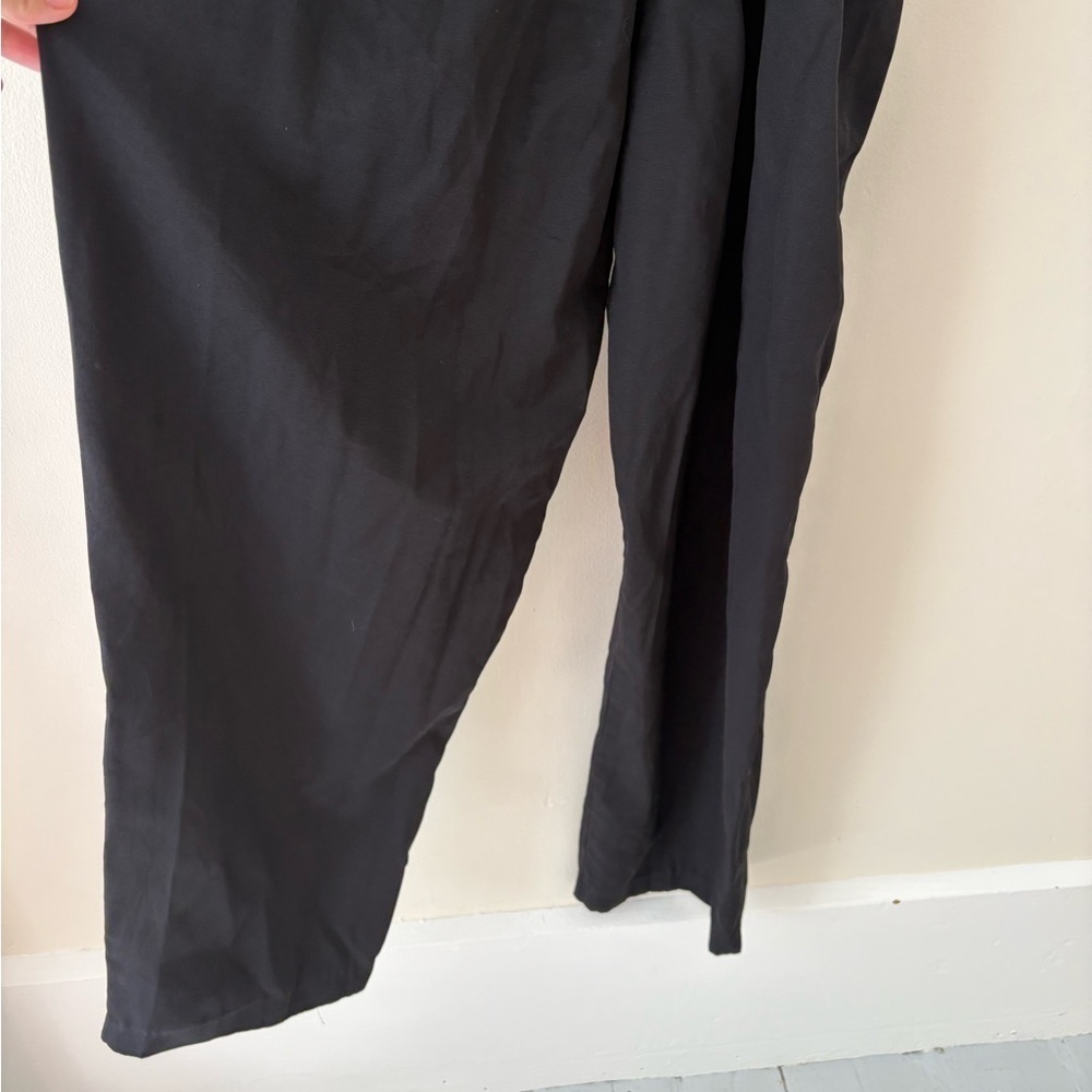Vintage Black Sleeveless Jumpsuit with Gold Buttons - Picture 4 of 5